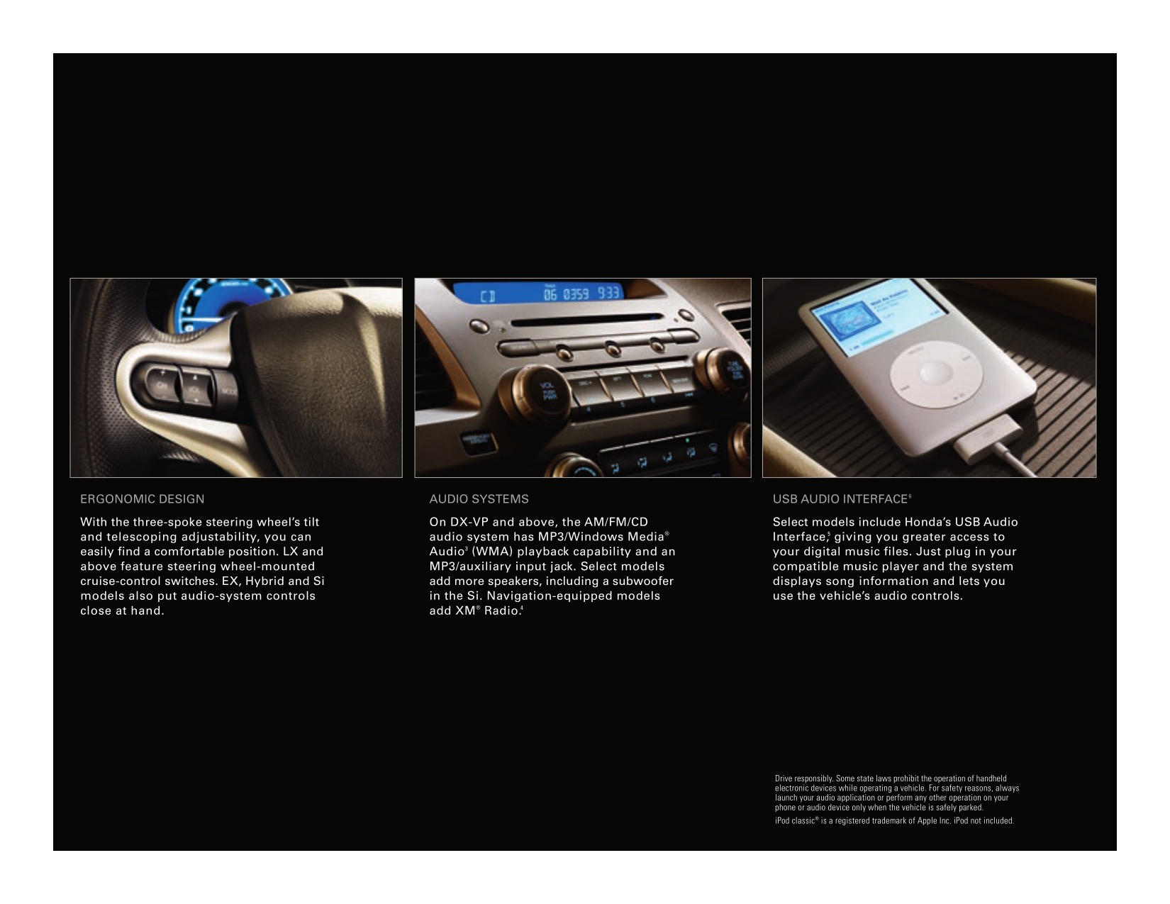 2010 Honda Civic Brochure Page 7